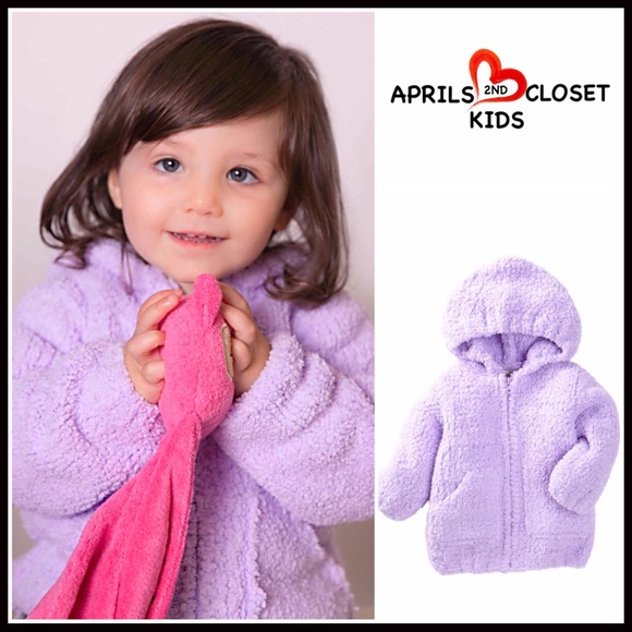 ANGEL DEAR HOODIE FLEECE JACKET HOODED COAT - Picture 8 of 8